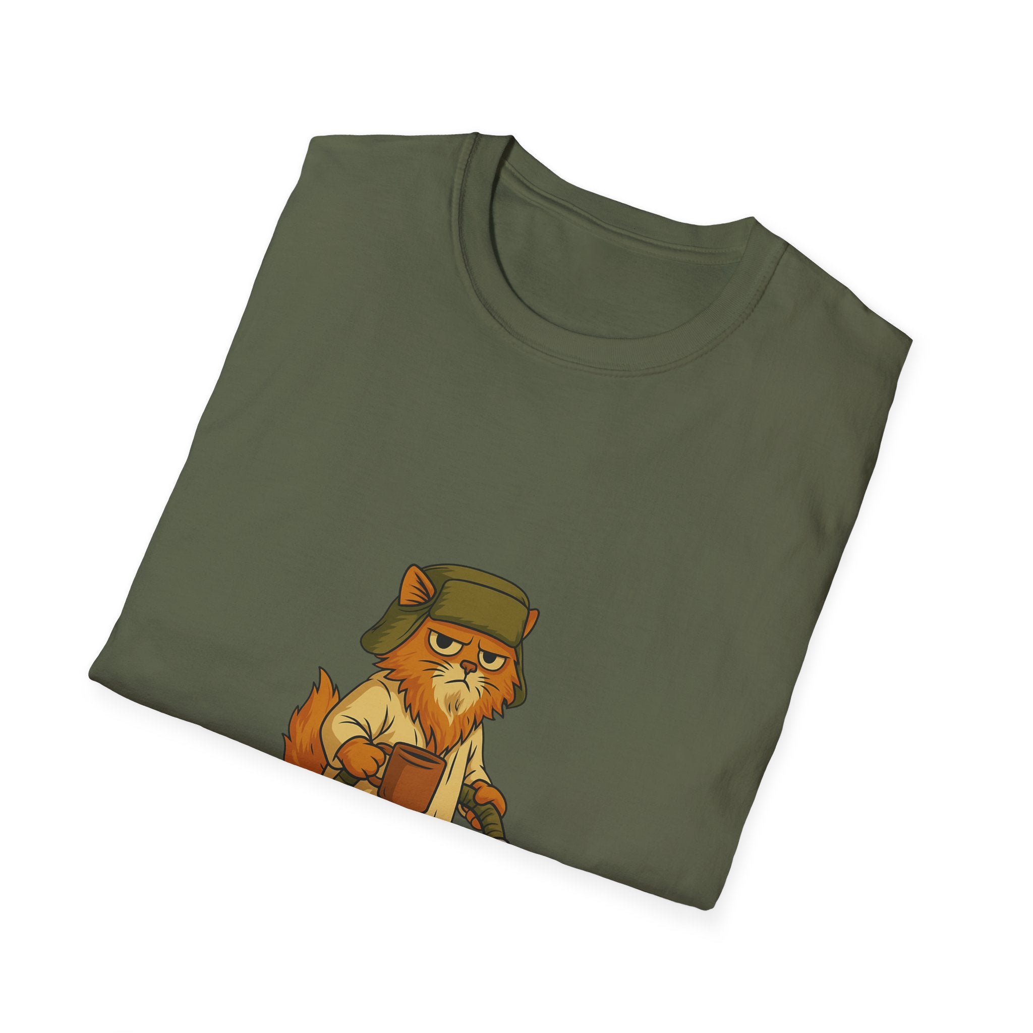 T-Shirt — "Litter's Full" Fox Hunter Graphic Tee